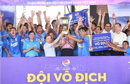 Công đoàn Hải Phòng lên ngôi Vô địch Giải bóng đá Công nhân toàn quốc 2023
