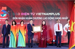 Báo Điện tử VietnamPlus kỷ niệm 15 năm thành lập và đón nhận Huân chương Lao động hạng Nhất