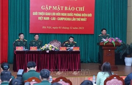 Lần đầu tiên tổ chức Giao lưu hữu nghị Quốc phòng biên giới Việt Nam - Lào - Campuchia