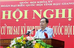 Phó Chủ tịch Thường trực Quốc hội Trần Thanh Mẫn tiếp xúc cử tri tại Hậu Giang