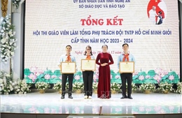 Nghệ An: Công nhận 76 giáo viên Tổng phụ trách Đội giỏi cấp tỉnh