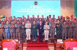 Bế mạc Diễn tập song phương giữa Việt Nam và Ấn Độ về gìn giữ hòa bình LHQ