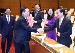 Chủ tịch Quốc hội gặp mặt các Đại sứ, Trưởng Cơ quan đại diện ngoại giao Việt Nam ở nước ngoài