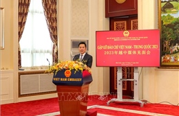 Đại sứ quán Việt Nam tổ chức gặp gỡ báo chí Việt - Trung