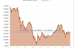 Phiên 27/12, VN-Index giảm nhẹ 0,26 điểm