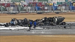 Vụ tai nạn tại sân bay Haneda: Tìm được hộp đen của một máy bay 
