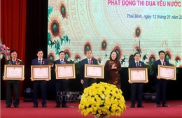 Phó Chủ tịch nước trao Huân chương Lao động cho 6 cá nhân tỉnh Thái Bình