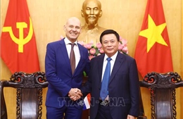 Giám đốc Học viện Chính trị quốc gia Hồ Chí Minh tiếp Đại sứ Hà Lan