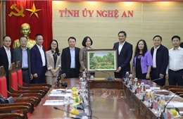 Tổng Giám đốc TTXVN làm việc với lãnh đạo tỉnh Nghệ An 