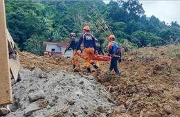 Hơn 5.000 người bị ảnh hưởng lở đất tại Philippines