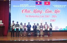 Tổ chức Tết Bunpimay cho lưu học sinh Lào tại Thái Nguyên