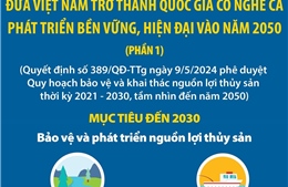 Đưa Việt Nam trở thành quốc gia có nghề cá phát triển bền vững, hiện đại vào năm 2050 (Phần 1)