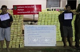 Lào: Triệt phá thành công vụ vận chuyển ma túy lớn