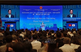 Thủ tướng Phạm Minh Chính dự Diễn đàn hợp tác lao động Việt Nam - Hàn Quốc