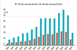 Quan hệ thương mại Việt Nam - Hàn Quốc