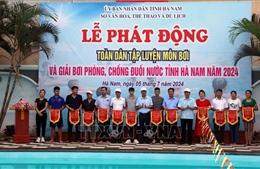 Hà Nam: Phát động toàn dân tập luyện môn bơi phòng, chống đuối nước