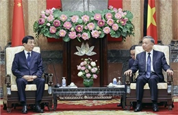 Chủ tịch nước Tô Lâm tiếp đoàn đại biểu Đảng, Nhà nước Trung Quốc