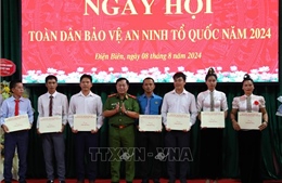 Điện Biên: Sôi nổi Ngày hội &#39;Toàn dân bảo vệ an ninh Tổ quốc&#39;