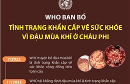 WHO ban bố tình trạng khẩn cấp về sức khỏe vì đậu mùa khỉ ở châu Phi