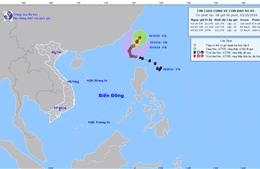 Bão số 5 đã di chuyển ra ngoài Biển Đông