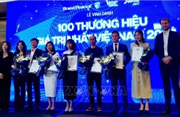 Vinh danh 100 thương hiệu giá trị nhất Việt Nam năm 2024