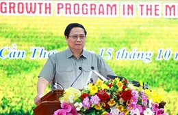 Thủ tướng Phạm Minh Chính chủ trì Hội nghị triển khai Đề án 1 triệu héc-ta lúa chất lượng cao, phát thải thấp