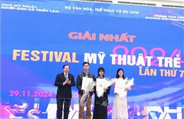 27 tác phẩm được trao giải thưởng Festival Mỹ thuật trẻ lần thứ VII