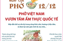 Ngày của Phở 12/12: Phở Việt Nam vươn tầm ẩm thực quốc tế