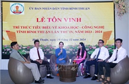 Tôn vinh trí thức tiêu biểu về khoa học công nghệ tỉnh Bình Thuận