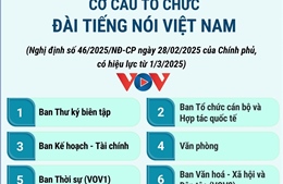 Cơ cấu tổ chức của Đài Tiếng nói Việt Nam