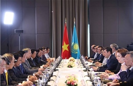 Tổng Bí thư Tô Lâm hội kiến Chủ tịch Hạ viện Kazakhstan 