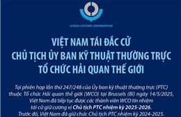 Việt Nam tái đắc cử Chủ tịch Ủy ban kỹ thuật thường trực Tổ chức Hải quan thế giới