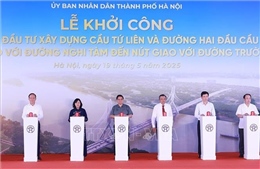  Thủ tướng Phạm Minh Chính phát lệnh khởi công xây dựng cầu Tứ Liên, Hà Nội