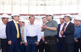 Thủ tướng kiểm tra tiến độ dự án Trung tâm Hội chợ Triển lãm Quốc gia