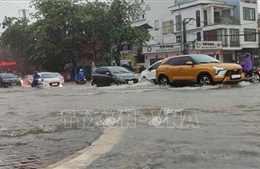 Tuyên Quang ngập úng cục bộ ở nhiều khu vực
