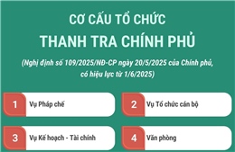 Cơ cấu tổ chức của Thanh tra Chính phủ