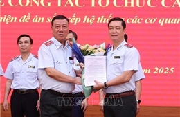 Công bố các quyết định về cán bộ theo Đề án sắp xếp hệ thống các cơ quan thanh tra
