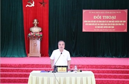 Lãnh đạo tỉnh Quảng Ngãi đối thoại với người dân về đất Khu căn cứ hậu cần kỹ thuật Vĩnh Tuy