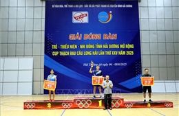 Hải Dương đoạt nhất toàn đoàn Giải bóng bàn trẻ, thiếu niên, nhi đồng mở rộng