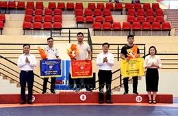 Hà Nội nhất toàn đoàn Giải Vô địch các lứa tuổi trẻ vật cổ điển, vật tự do quốc gia