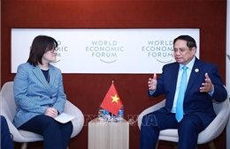 Thủ tướng Phạm Minh Chính tiếp lãnh đạo một số tập đoàn đang đầu tư tại Việt Nam