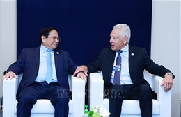 Thủ tướng Chính phủ Phạm Minh Chính tiếp các lãnh đạo Diễn đàn Kinh tế Thế giới