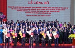 Tổng Bí thư Tô Lâm dự Lễ công bố Nghị quyết, quyết định thành lập Thành phố, Đảng bộ và lãnh đạo Thành phố Hồ Chí Minh