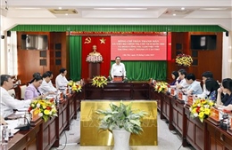 Chủ tịch Quốc hội Trần Thanh Mẫn làm việc với Thường trực Thành uỷ Cần Thơ 
