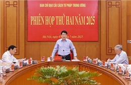 Chủ tịch nước chủ trì phiên họp Ban Chỉ đạo Cải cách Tư pháp Trung ương