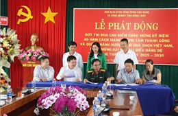 Thi đua đẩy nhanh tiến độ Dự án cao tốc Cao Lãnh – An Hữu thành phần 2