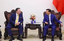 Phó Thủ tướng Trần Hồng Hà tiếp Đại sứ Hoa Kỳ Marc Knapper