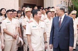 Tổng Bí thư Tô Lâm thăm Cục An ninh chính trị nội bộ (Bộ Công an)
