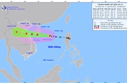 Bão số 5 tăng cấp nhanh, vùng nguy hiểm mở rộng