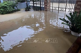 Ảnh hưởng bão số 5: Mưa lớn gây ngập lụt nhiều nơi ở Quảng Ninh